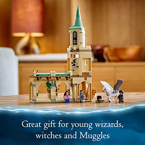 LEGO Harry Potter Hogwarts Courtyard: Sirius's Rescue 76401 Castle Tower Toy, Collectible Set