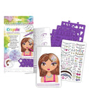 CRAYOLA | Creations Young Makeup Artist Small, Stickers and Stencils, 30 Pages