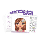 CRAYOLA | Creations Young Makeup Artist Large Stickers and Stencils Art Kit, 40 Pages