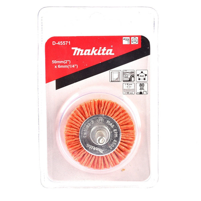 Makita D-45571 Nylon conical brush for coarse cleaning 50x6mm