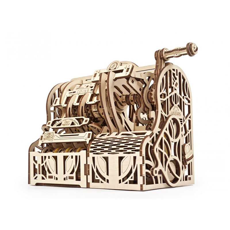 UGEARS - Mechanical Wooden Models - Cash Register mechanical model kit