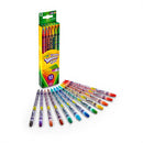 Crayola | Set of colored pencils | Twist with eraser 12 pcs