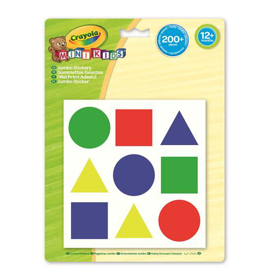 Crayola | Set of stickers | Mini kids Colors and shapes