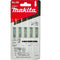 Makita A-86577 HCS wood cutting saw blade set for fast cutting 75 mm (5 pieces).