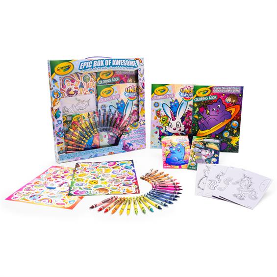 CRAYOLA | "Magic Package" drawing set with coloring pages and stickers