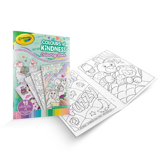 CRAYOLA | Coloring page "Color Of Kindness", 48 pages and 1 page of stickers