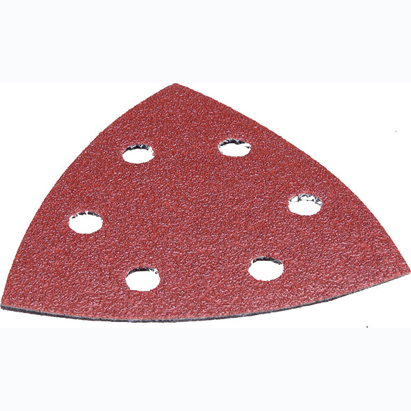 Makita B-21630 Set of sandpaper for wood for a multitool 94x94x94 mm K80 6 holes (10 pieces).