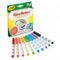 CRAYOLA | A set of felt-tip pens for drawing on fabric, thin line, 10 pcs