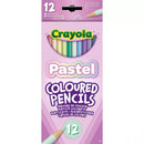 CRAYOLA | A set of pastel colored pencils, 12 pcs