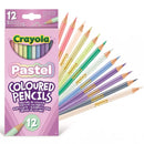 CRAYOLA | A set of pastel colored pencils, 12 pcs