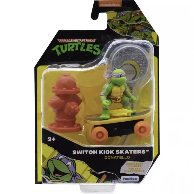 Funrise | TMNT Playset - Classic Skateboarder with launcher Donatello