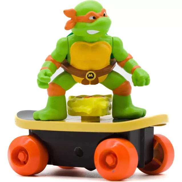 Funrise | TMNT Playset - Classic Skateboarder with Michelangelo Launcher