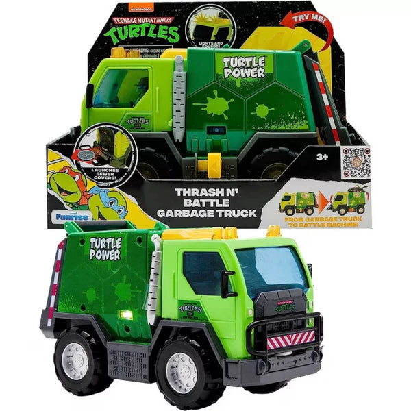 Funrise | TMNT Playset - Classic Fighting Garbage Truck with Light and Sound
