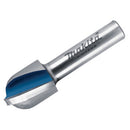 Makita P-78972 Milling cutter for milling radius recesses with two grooves R8 mm shank 8 mm