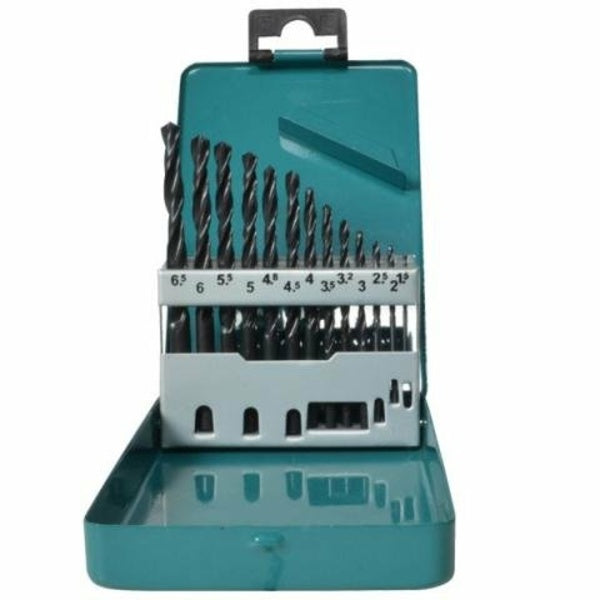 Makita D-54019 Set of HSS-G metal drill bits 1-6.5mm (13 pieces)