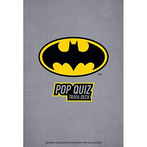 DC Comics: Batman Pop Quiz Trivia Deck