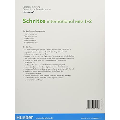 SCHRITTE INT.NEU 1+2 Spielesammlung