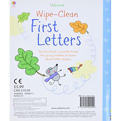 Wipe-Clean First Letters (Wipe-Clean Books)