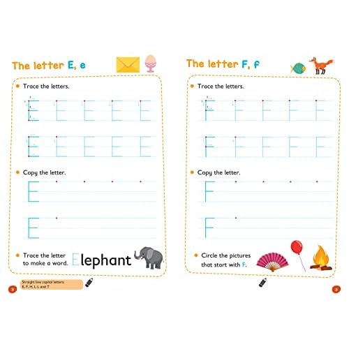 Upper Case Letters: Wipe-Clean Activity Book (Collins Easy Learning Preschool)