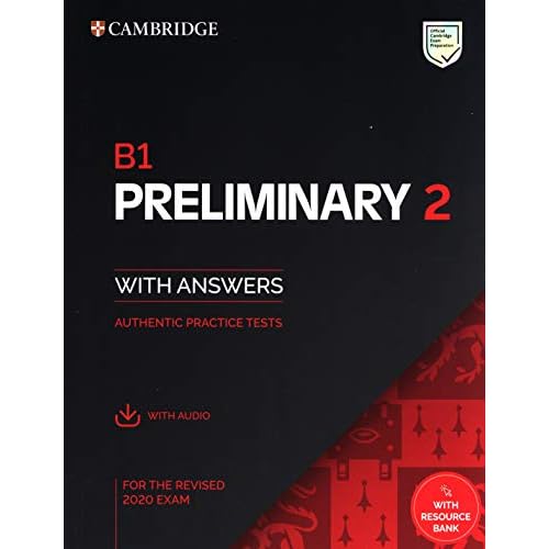 B1 Preliminary 2. Student's Book with Answers with Audio with Resource bank (Pet Practice Tests)