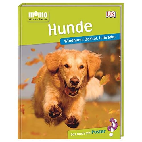 memo Wissen entdecken. Hunde: Windhund, Dackel, Labrador. Das Buch mit Poster!