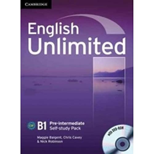 English Unlimited Pre-intermediate Self-study Pack (Workbook with DVD-ROM)