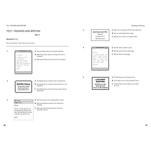 Collins Cambridge English – Practice Tests for A2 Key: KET