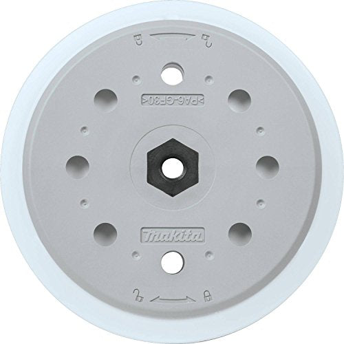 Makita 197316-3 6" Round Backing Pad, Hook & Loop