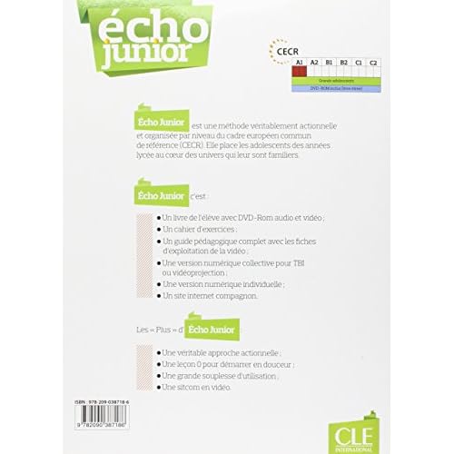 Echo Junior: Livre de L'Eleve + DVD-Rom A1 (French Edition)