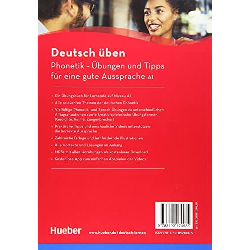 Deutsch uben: Phonetik - Ubungen und Tipps fur eine gute Aussprache A1 (German Edition)