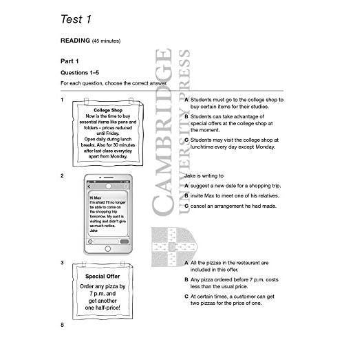 B1 Preliminary 1 for the Revised 2020 Exam. Student's Book with Answers with Audio with Resource bank. (Pet Practice Tests)