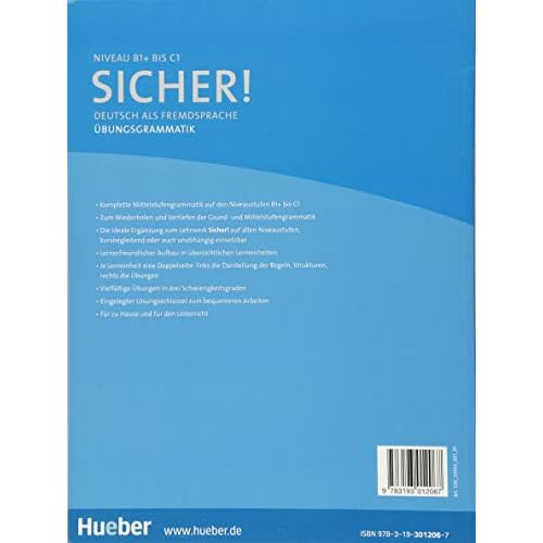 SICHER Uebungsgrammatik B1+-C1 (German Edition)