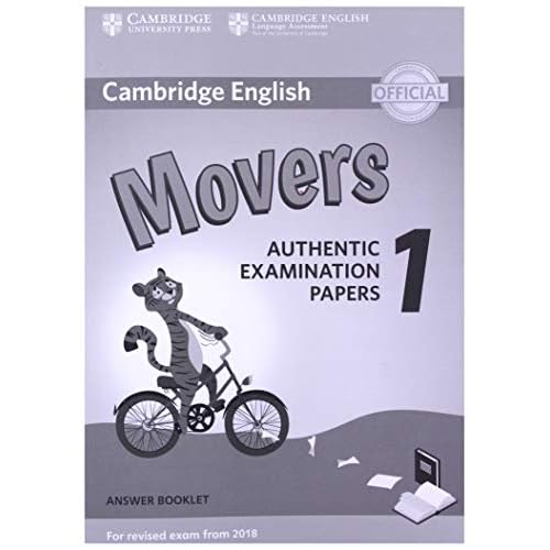 Cambridge English Movers 1 for Revised Exam from 2018 Answer Booklet: Authentic Examination Papers (Cambridge Young Learners English Tests)