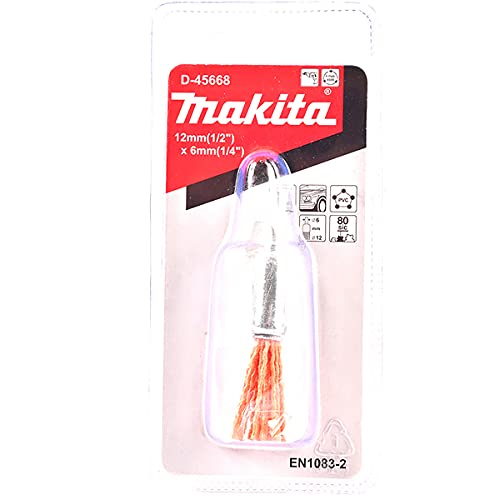 Makita d-45668 – Nylon Brush Finish 12 mm Vastago 6 mm Grain 80 Thickness 1.4 mm