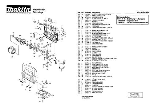 Makita 152601-1 Retainer Complete Replacement Part