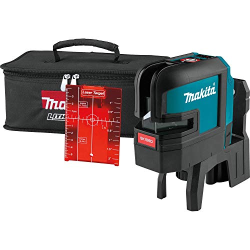 Makita SK106DZ 12V CXT Self-Level Cross-Line/4 Pt. Red Laser