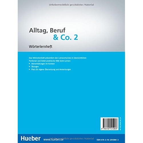 ALLTAG, BERUF & CO 2 Wörterlernheft