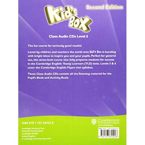 Kid's Box Level 6 Class Audio CDs (4)