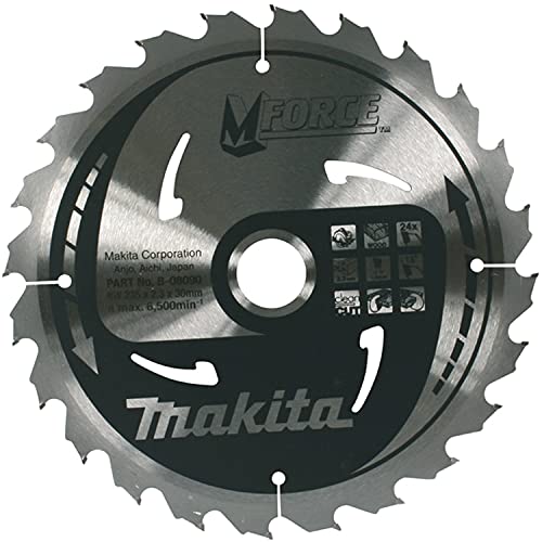 Makita TCT Saw Blade Cscx16516G 2.0, Multi-Colour, B-07901: 165 x 20mm x 16T