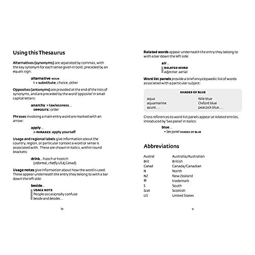 Collins Gem English Thesaurus