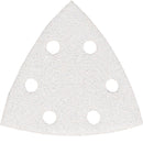 Makita P-42846 Set of white triangular sandpaper 94x94x94 mm K240 with 6 holes (50 pieces)