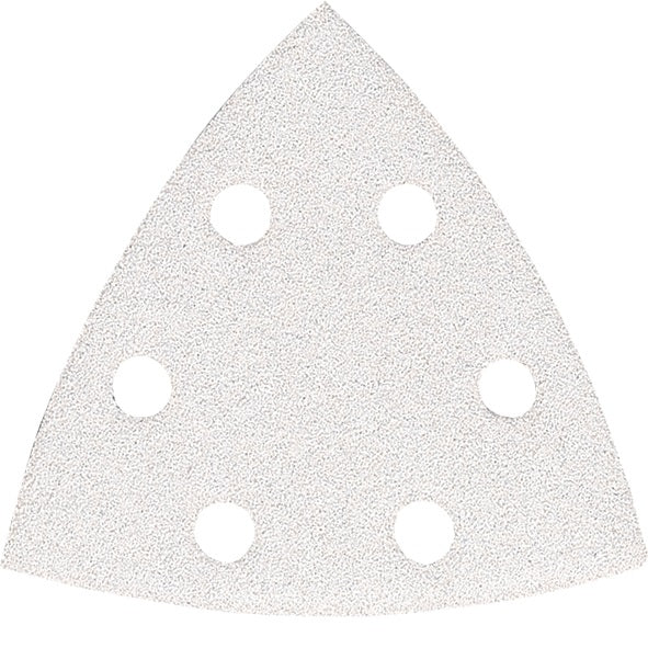 Makita P-42846 Set of white triangular sandpaper 94x94x94 mm K240 with 6 holes (50 pieces)