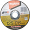 Makita B-45733 Thin cutting disc for stainless steel 125x0.8 Z60T-BF, flat