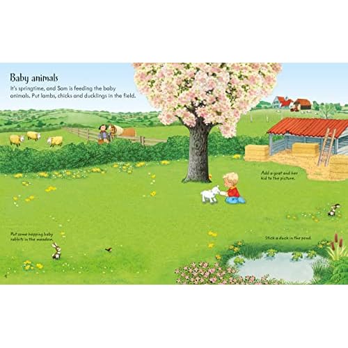 Poppy and Sam's Animals Sticker Book (Farmyard Tales Poppy and Sam)