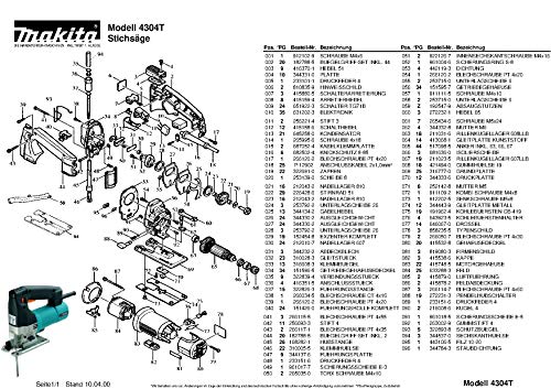 Makita 344443-9 Base Plate Replacement Part
