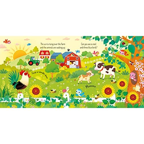 Usborne Book and 3 Jigsaws: Farm: 1