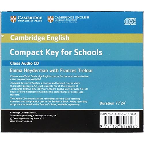 Compact Key for Schools Class Audio CD