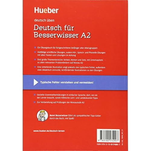 DEUTSCH FUR BESSERWISSER A2: TYPISCHE FEHLER VERSTEHEN UND VERMEIDEN / BUC