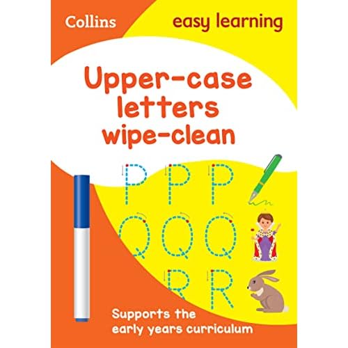 Upper Case Letters: Wipe-Clean Activity Book (Collins Easy Learning Preschool)