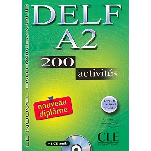 Nouveau delf a2 livre + cd audio + livret corriges